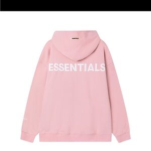 Essentials Fear of God Pink rare Hoodie